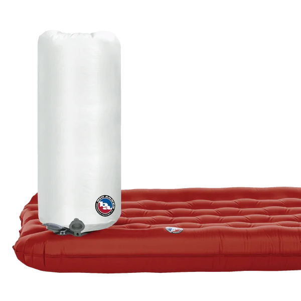 Durable nylon ripstop insulated sleeping pad for backpacking trips