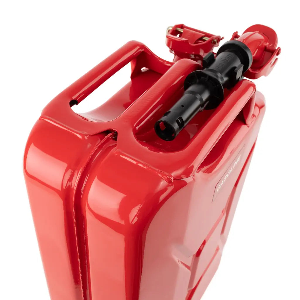 20L NATO-pattern steel fuel can with powder-coated exterior
