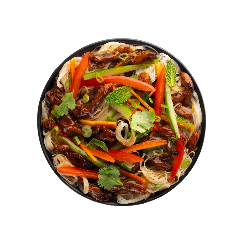 SLY Asian Noodle Salad backpacking meal with peanuts and plant-based protein
