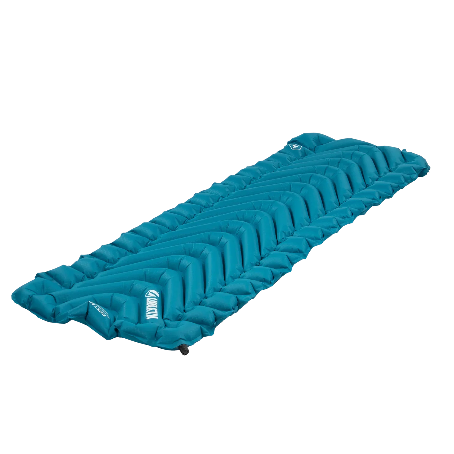 Static V Base camping sleeping pad with V-chamber construction