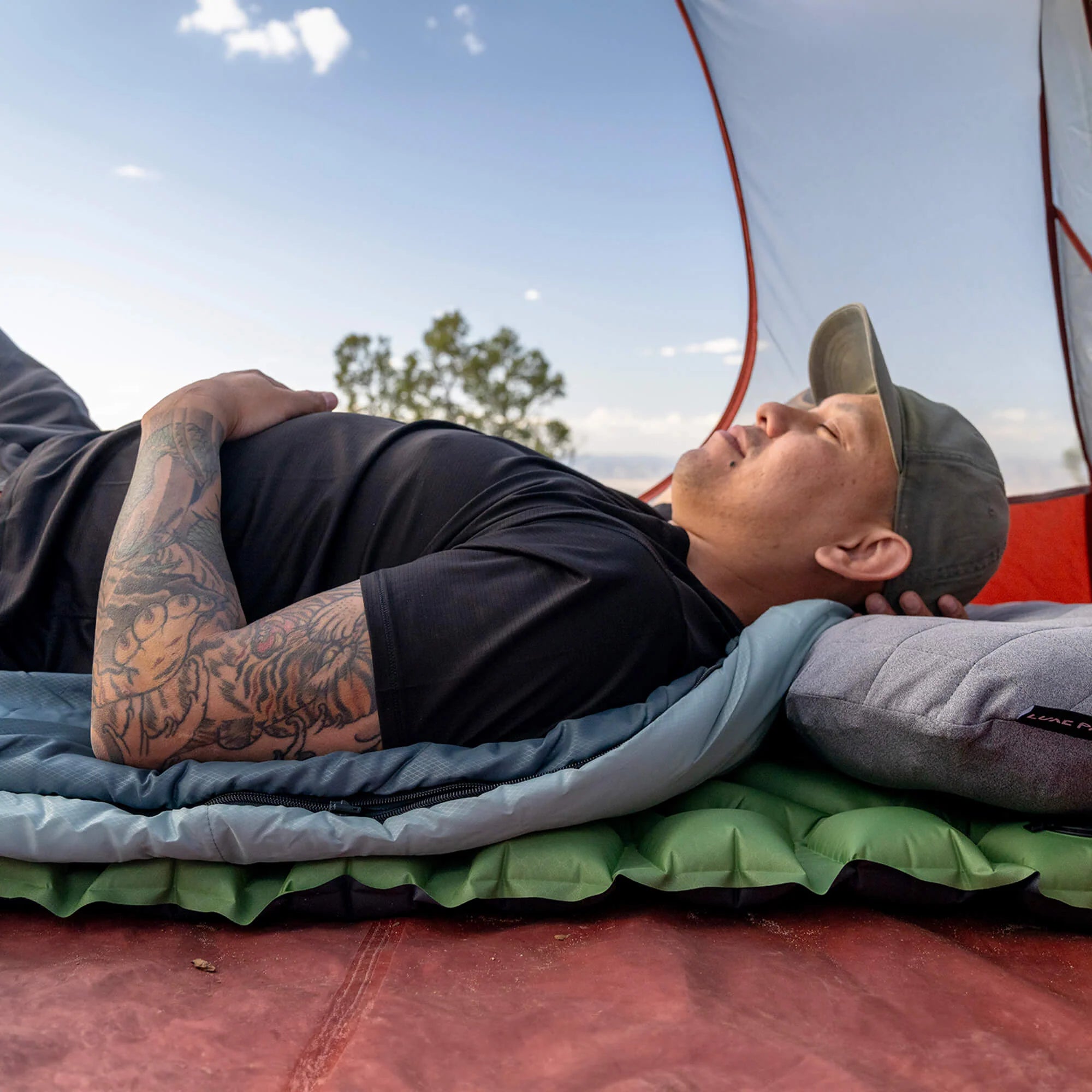 Klymit Static V™ Sleeping Pad with a limited lifetime warranty for lasting reliability.