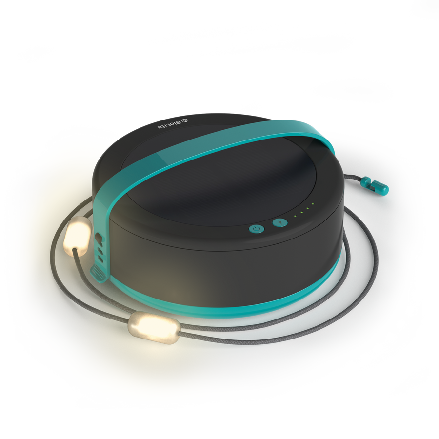 Luci 44-foot solar string lights with 20 shatterproof warm white bulbs for outdoor use