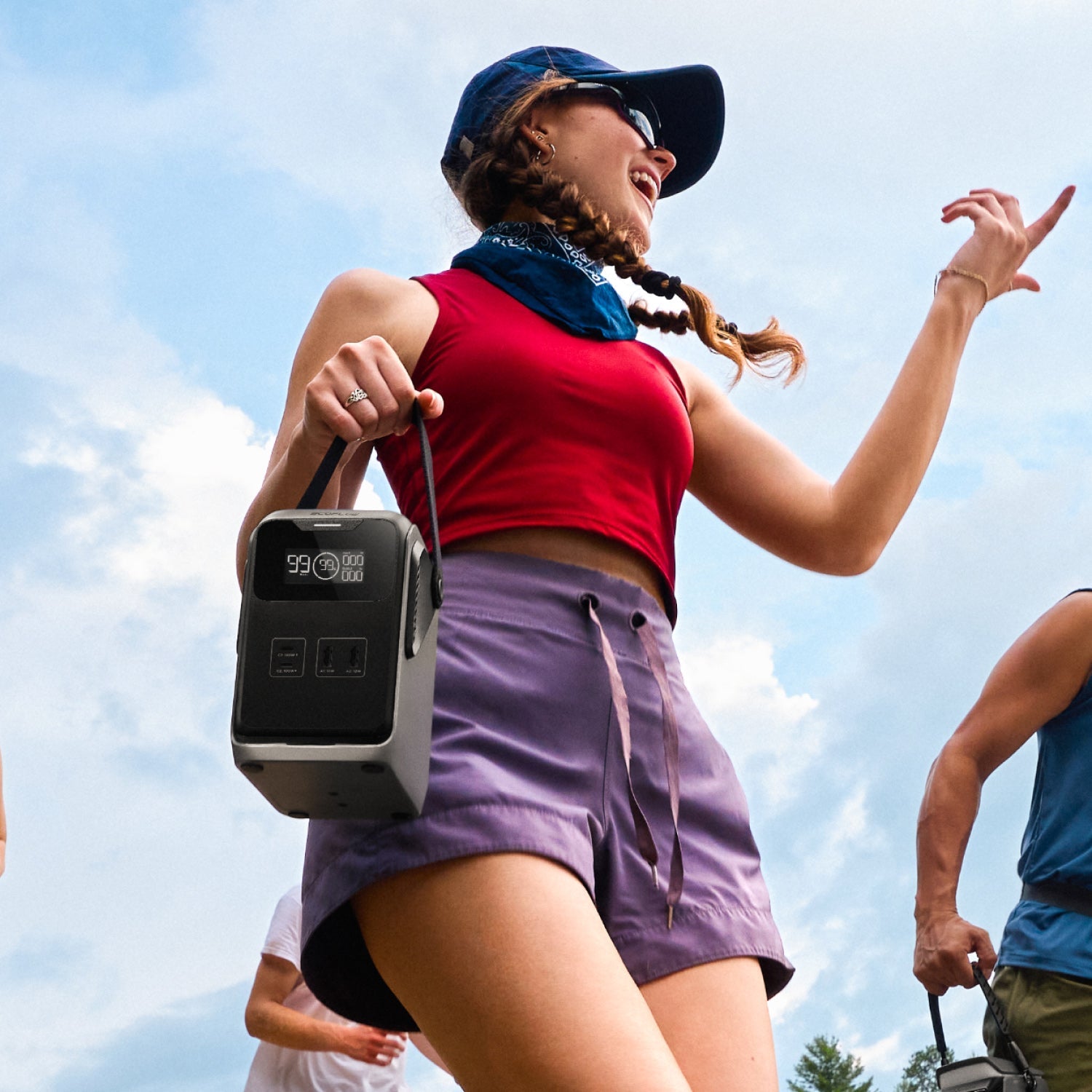 EcoFlow TRAIL 200 DC power station with 140W USB-C fast charging