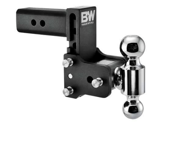 B&W Tow & Stow 2-Ball Mount - 2.5" Hitch - 5" Drop/4.5" Rise TS20037B