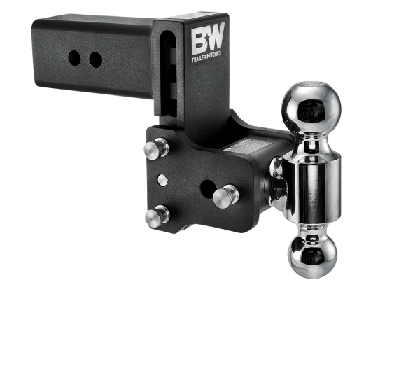 B&W TS30037B Tow & Stow Model 8 Dual-Ball Hitch 2" x 2 5/16" for 3" Receivers 4.5" Drop 4" Rise