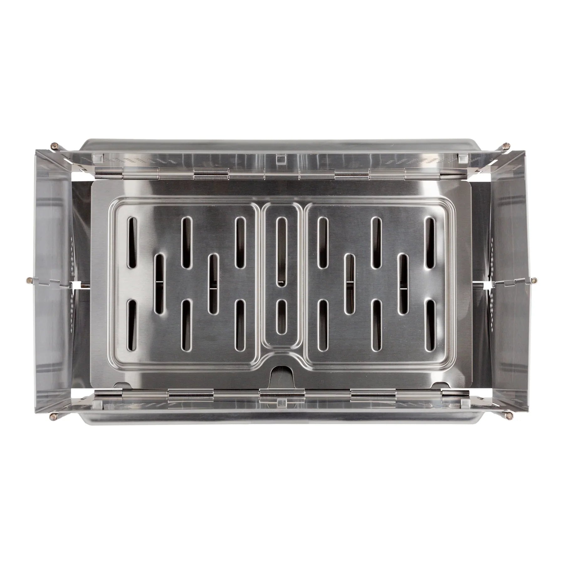 "Close-up of Flatpack Smokeless Firepit flames with efficient secondary burn, reducing smoke for an enhanced outdoor experience