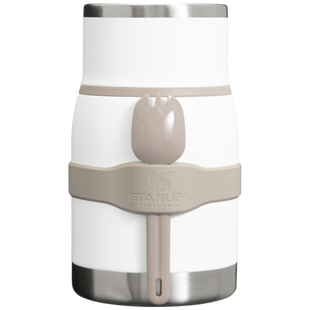 Adventure To-Go insulated stainless steel food jar with bowl lid and spork