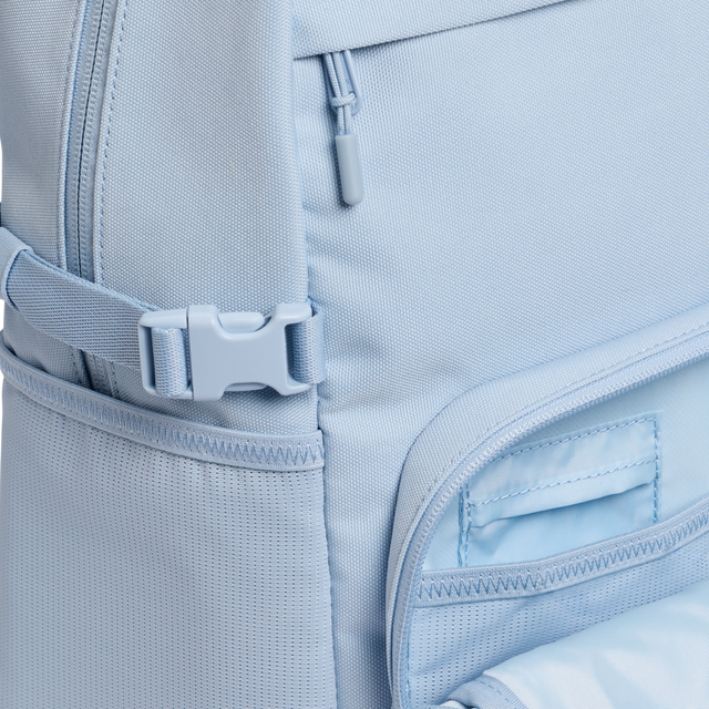 The Assembly Backpack 21 QT 20 L Dream Blue with multiple compartments for outdoor gear and everyday essentials