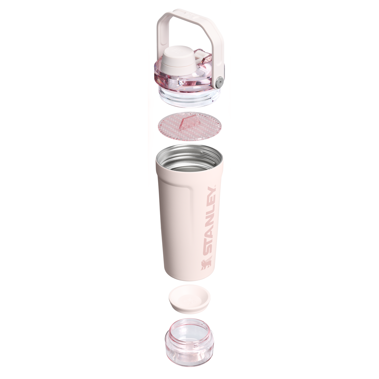 Activate shaker bottle with double-wall vacuum insulation for cold drinks