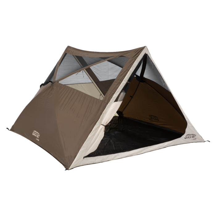 Quick-Set Apex Tent set up outdoors, spacious for up to three people.