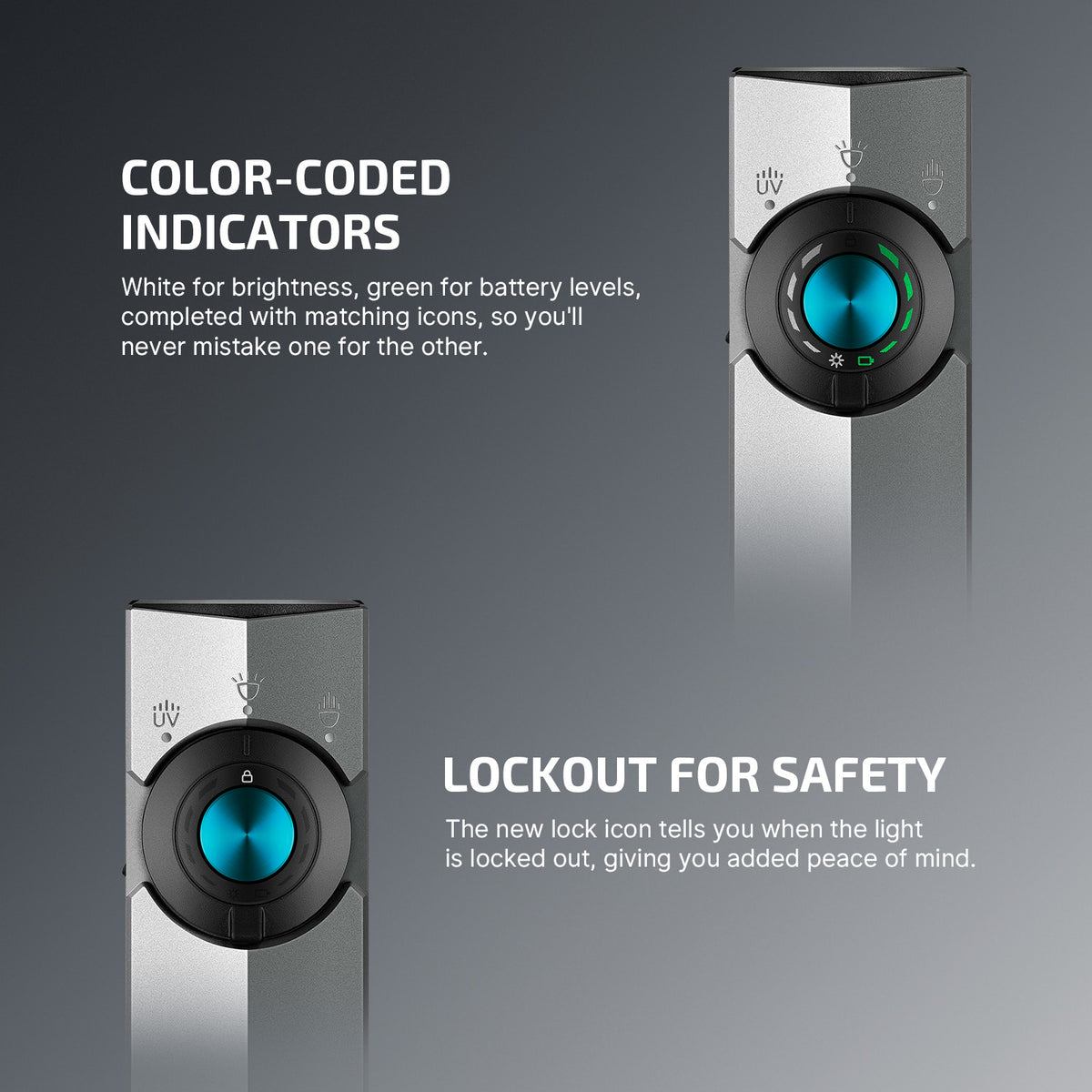 Olight ArkPro 365 nm UV flashlight for inspection applications