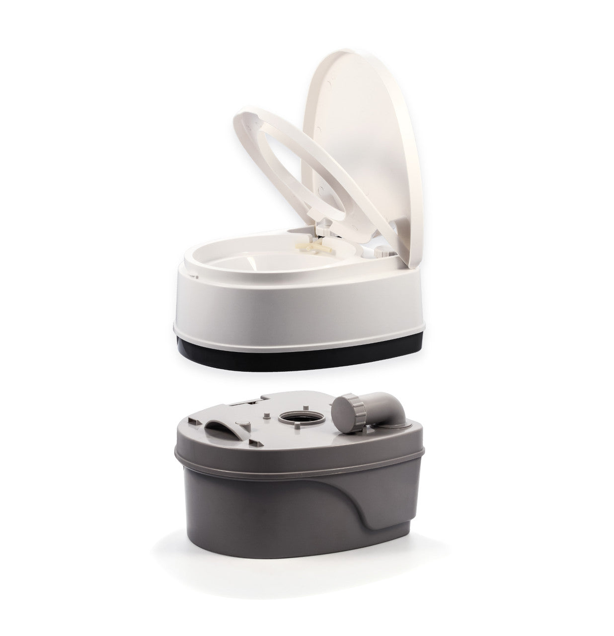 Durable and Comfortable Travel Toilet with Larger Seat Size