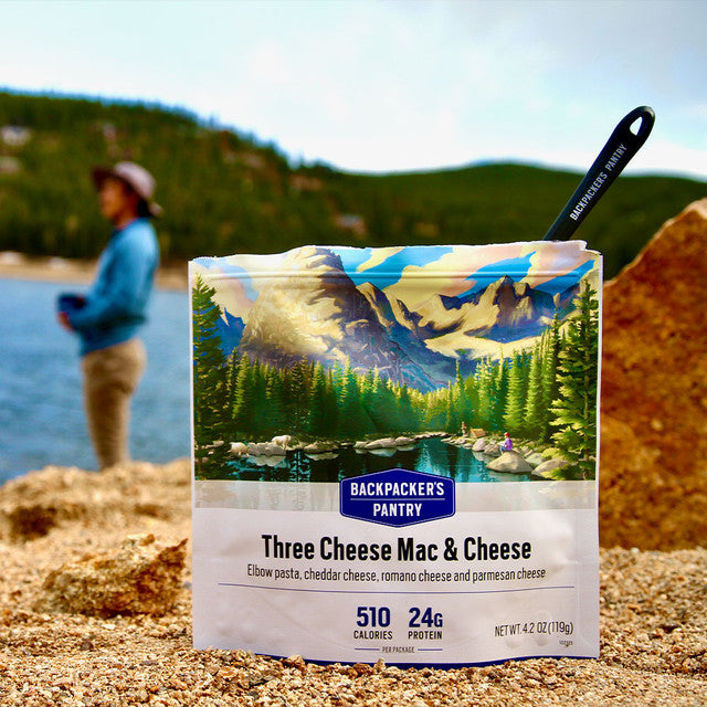 Emergency food storage Three Cheese Macaroni meal