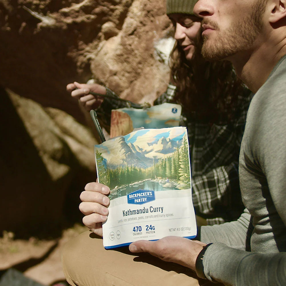 Freeze-dried Kathmandu Curry for camping and backpacking