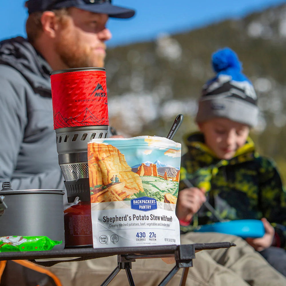 RV camping Shepherd's Potato Stew with Beef meal