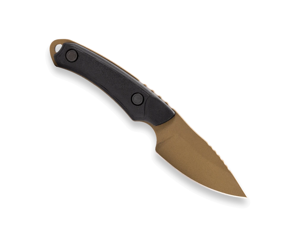 Buck 662 Alpha Scout Backcountry 420HC fixed blade hunting knife with bronze Cerakote drop point blade