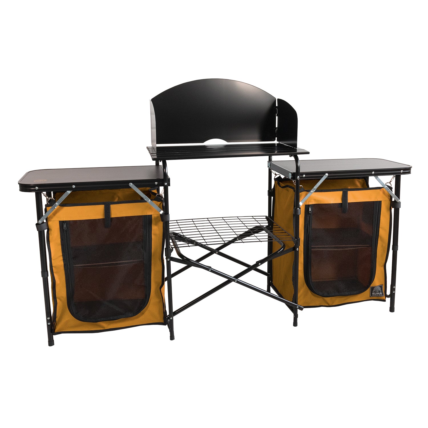 Busy Bear Camp Kitchen collapsible portable cooking station with aluminum frame