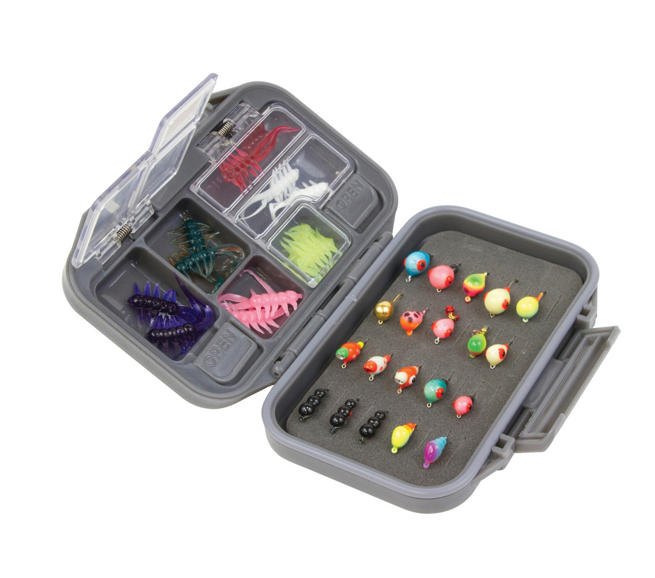 Clam 15630 Mini ice fishing jig organizer