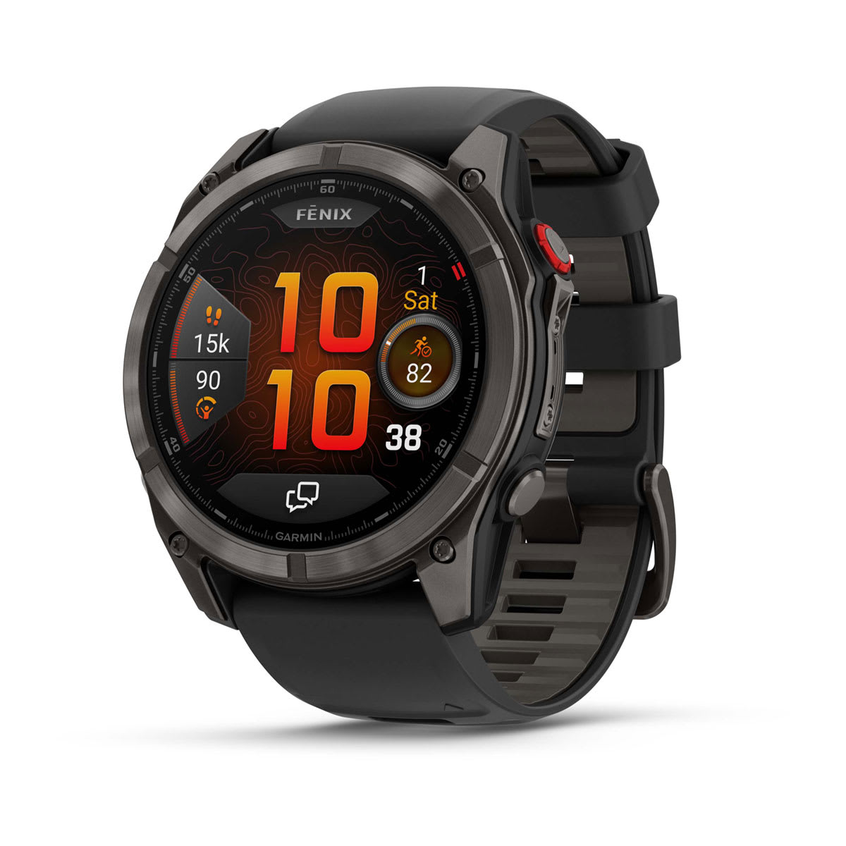 Garmin fēnix 8 Pro multisport GPS smartwatch with 1.4-inch AMOLED display and titanium bezel
