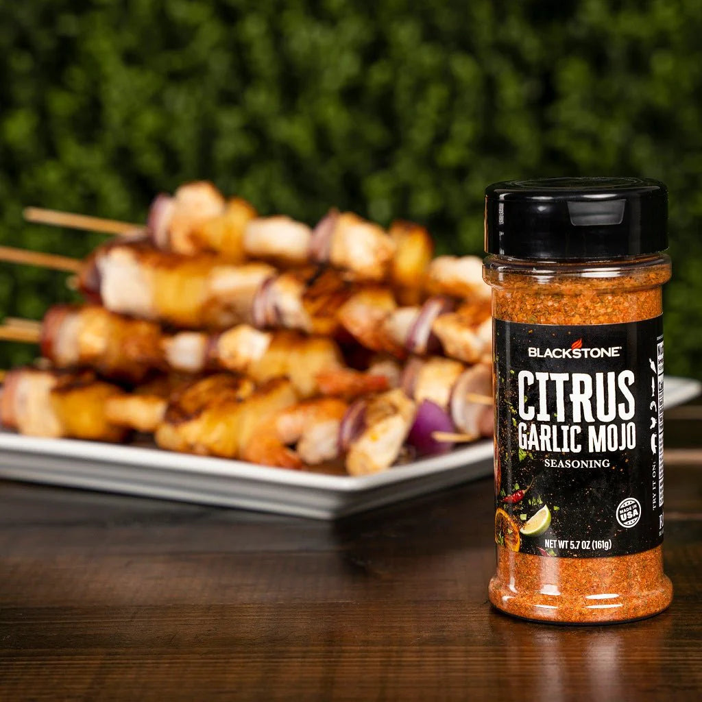 Blackstone citrus chili seasoning with tangy lemon lime and red chili flavor