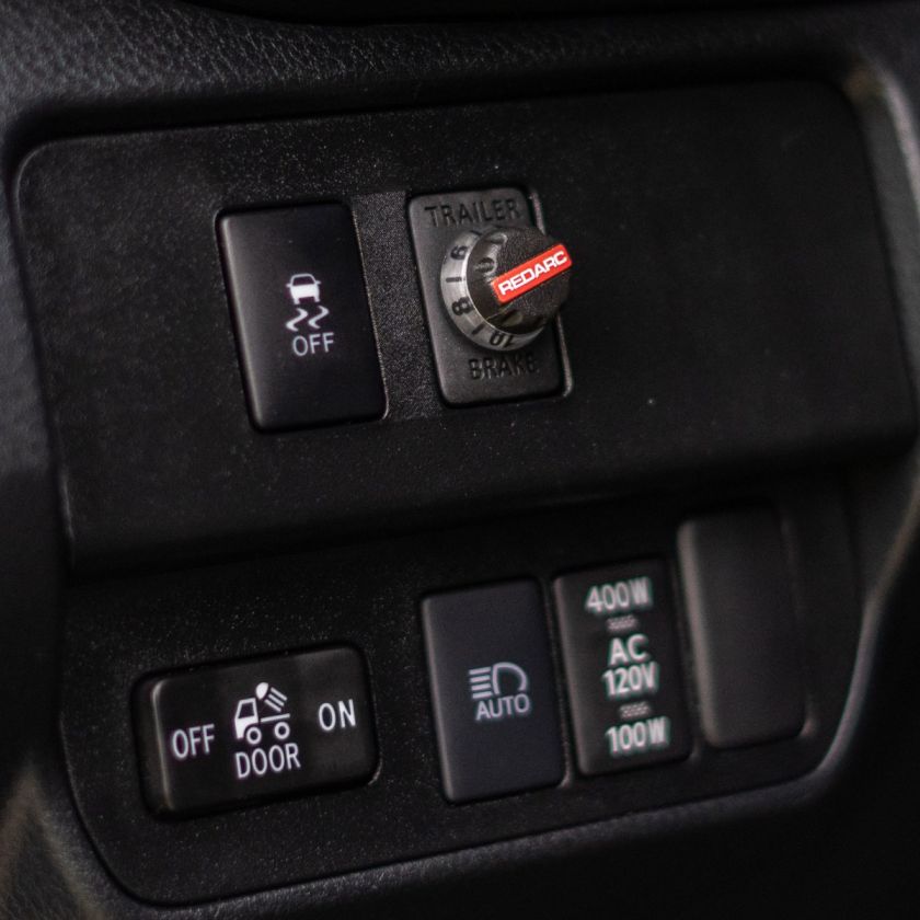 REDARC Tow-Pro Elite electronic brake controller main unit for concealed installation