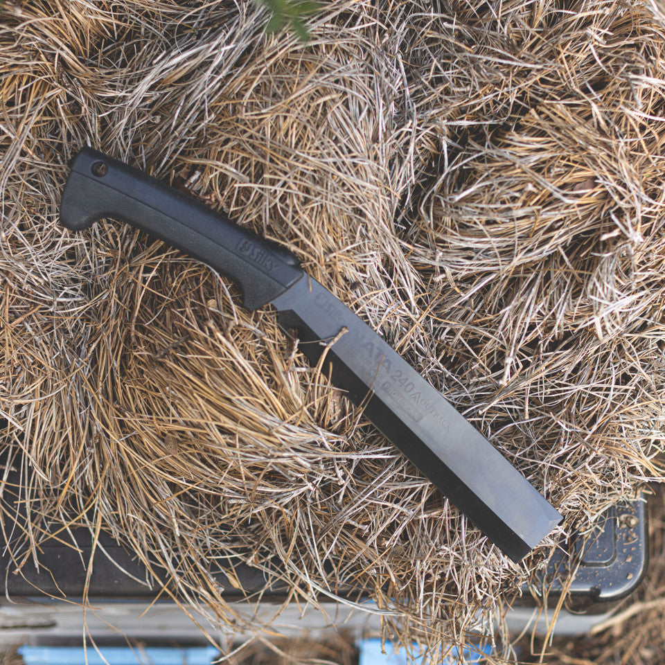 Japanese-made NATA Outback hatchet with 240mm blade for rugged adventures