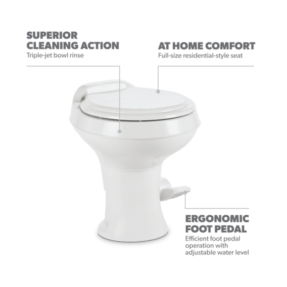 Dometic 300 ergonomical foot pedal