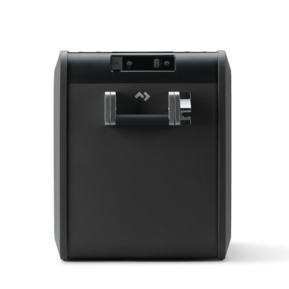 Weatherproof, high-resolution display with USB charging and soft-touch controls on the CFX5 45L camping cooler