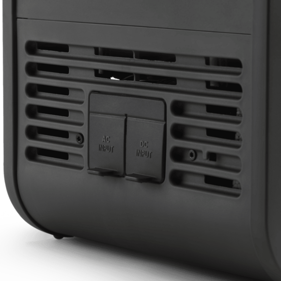 67-can capacity portable fridge with removable lid, non-slip surface, and energy-efficient cooling