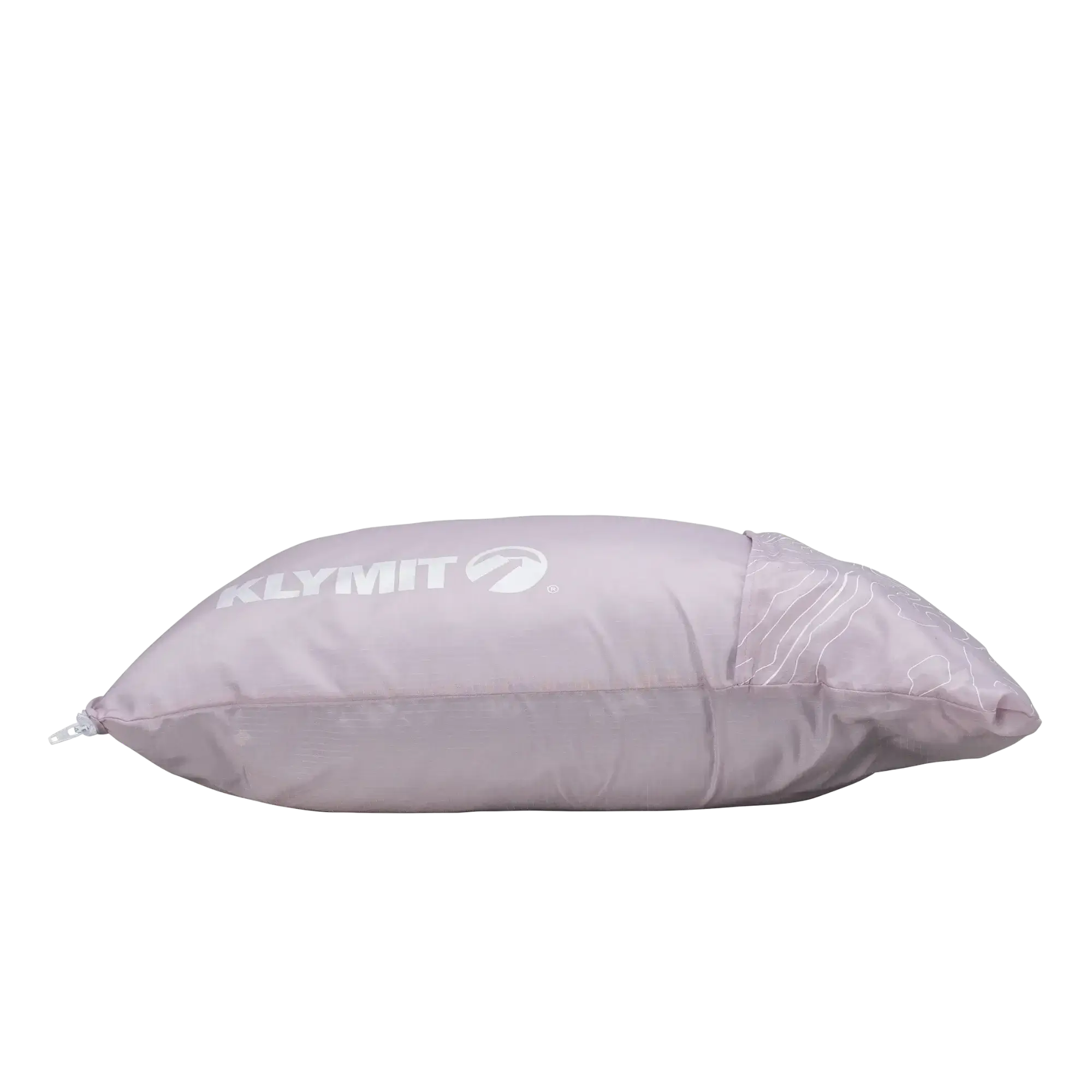 The Drift Pillow placed inside a tent, providing a cozy sleep surface for campers. Its durable, water-resistant shell protects against moisture, ensuring comfort in outdoor environments.