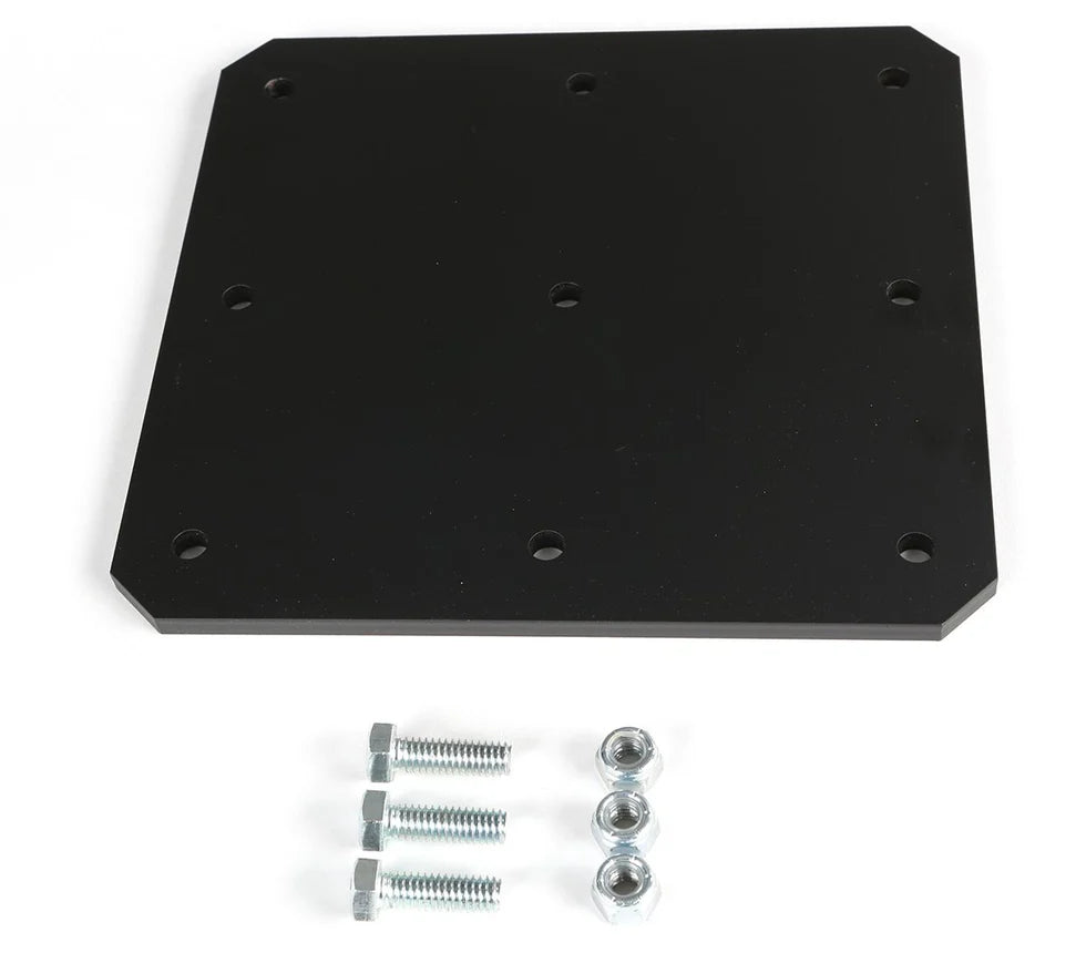 Use this plate to mount your WaterPORT4 Gallon Day the rail if you have a tonneau cover.