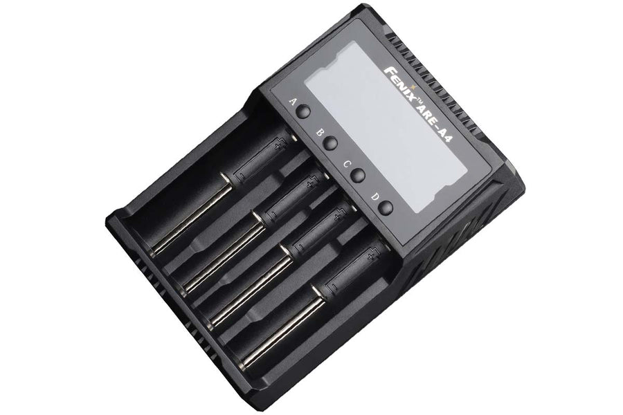 Fenix ARE-A4 battery charger front view on white background