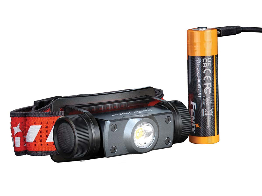 Fenix HM62-T headlamp with large glove-friendly side switch for easy operation