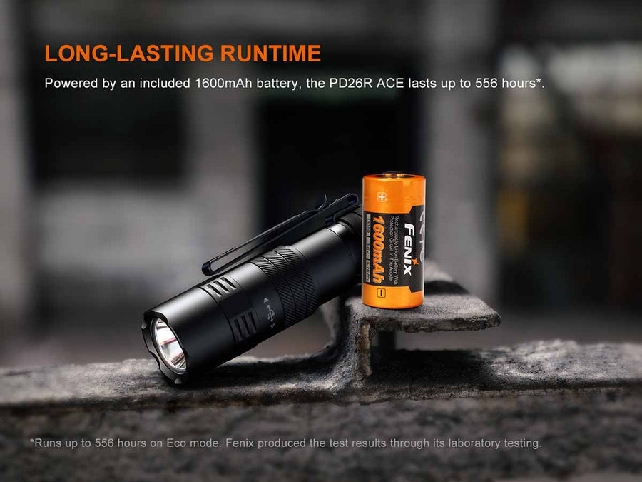 Fenix PD26R ACE pocket flashlight for everyday carry and travel