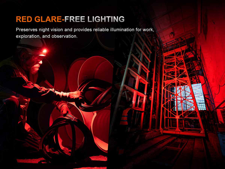 Unboxed Fenix HM61R V2.0 headlamp contents including spare O-ring and user manual