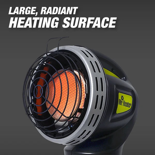 Mr. Heater golf cart heater with tip-over safety switch