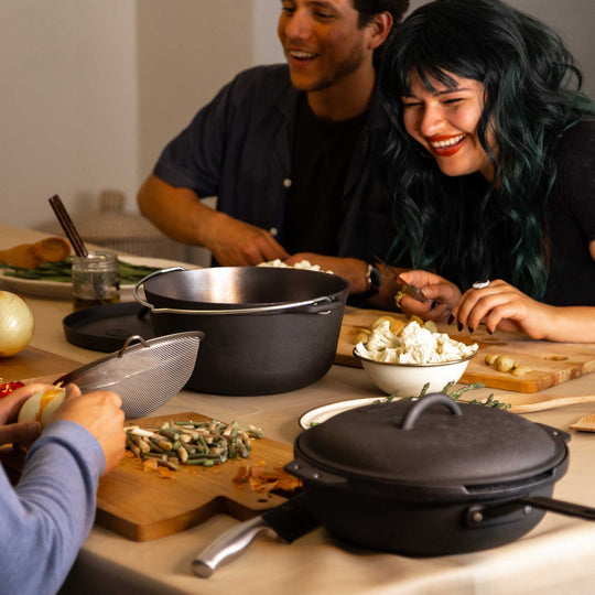 Eco-friendly and durable GUIDECAST Dutch oven for outdoor cooking