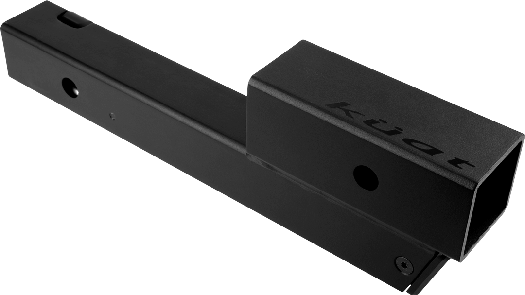 Kuat Hi-Lo Pro 2-inch hitch extension with 2 1/8 inch rise or drop