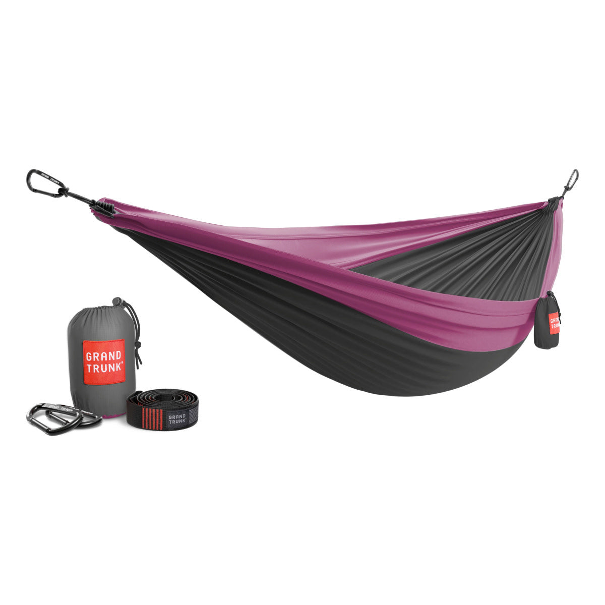 Fast-drying nylon hammock designed for comfort during hiking and travel trips
