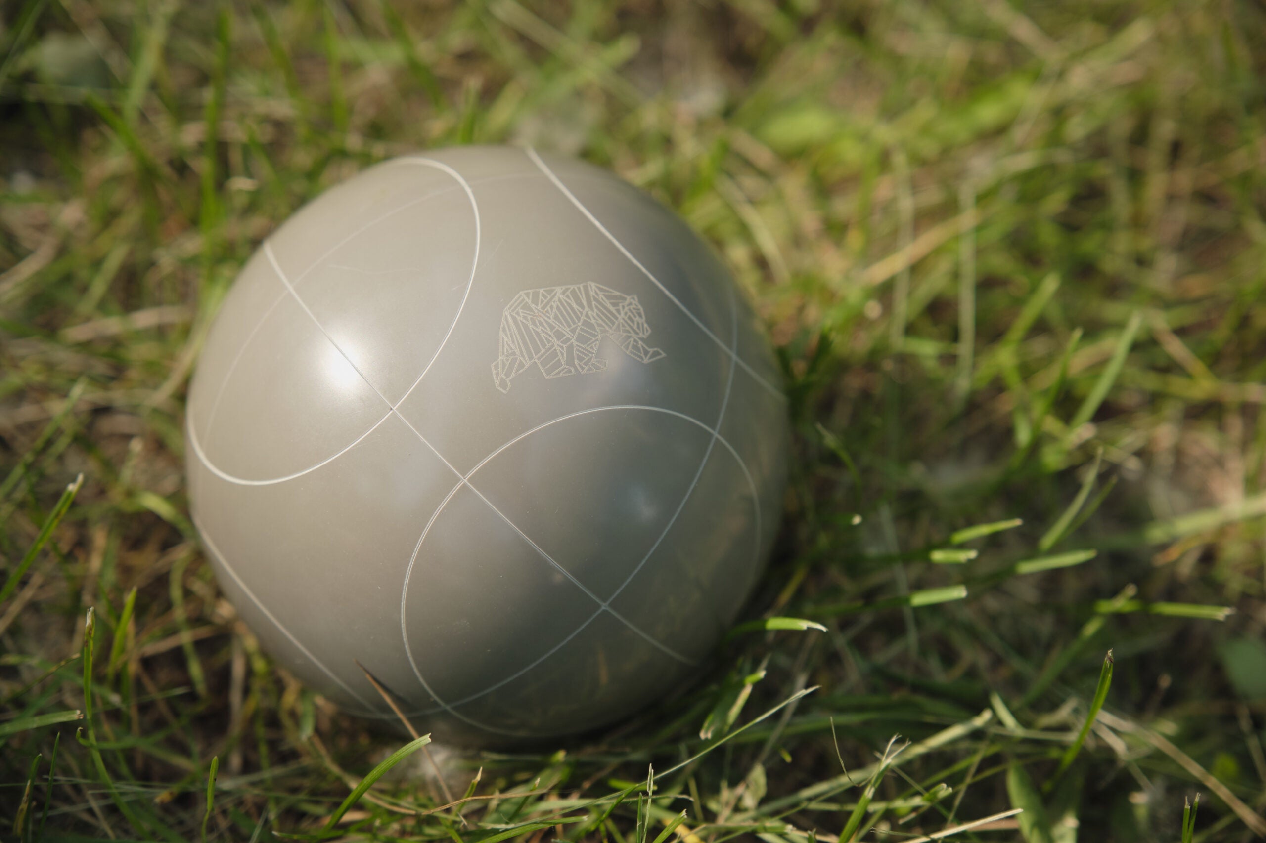 Kuma Classic Bocce Ball Set ready for backyard and campsite outdoor play