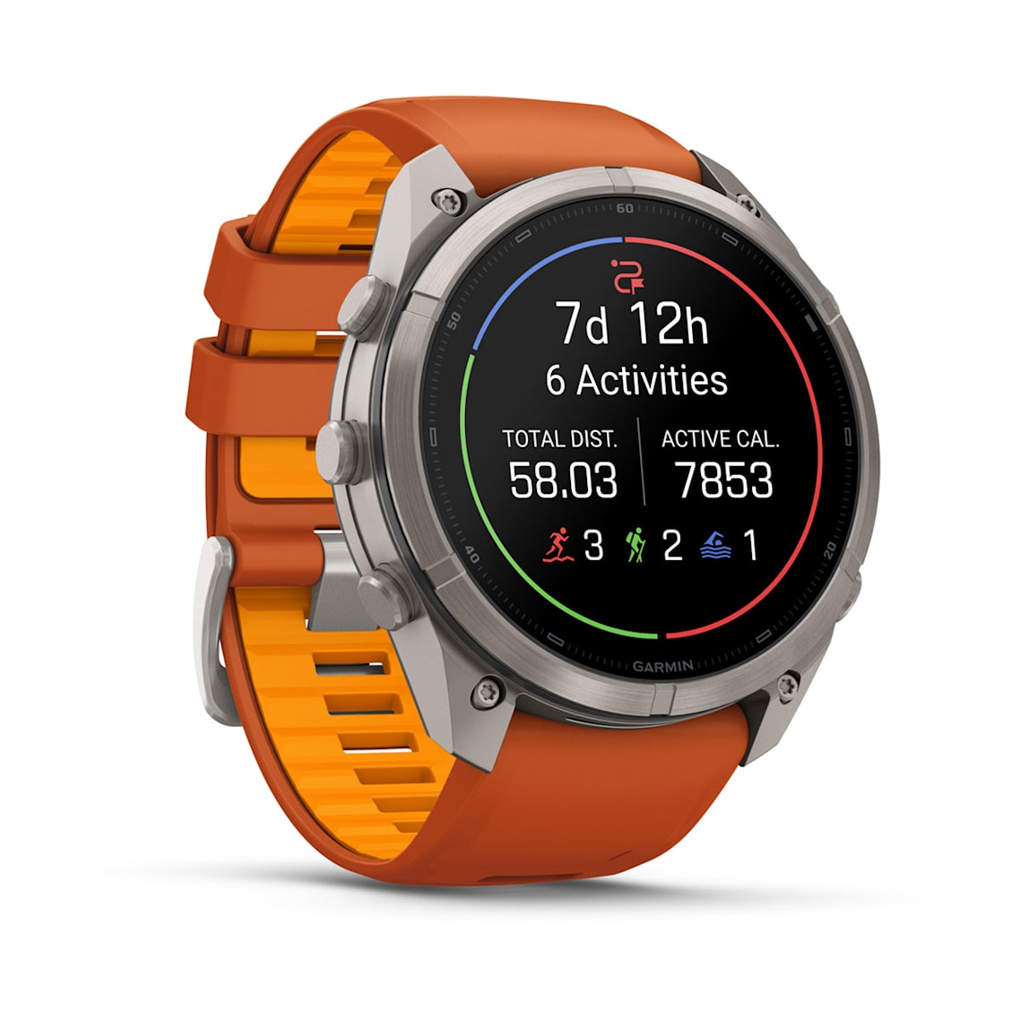 Garmin fēnix 9 GPS multisport smartwatch with AMOLED touchscreen