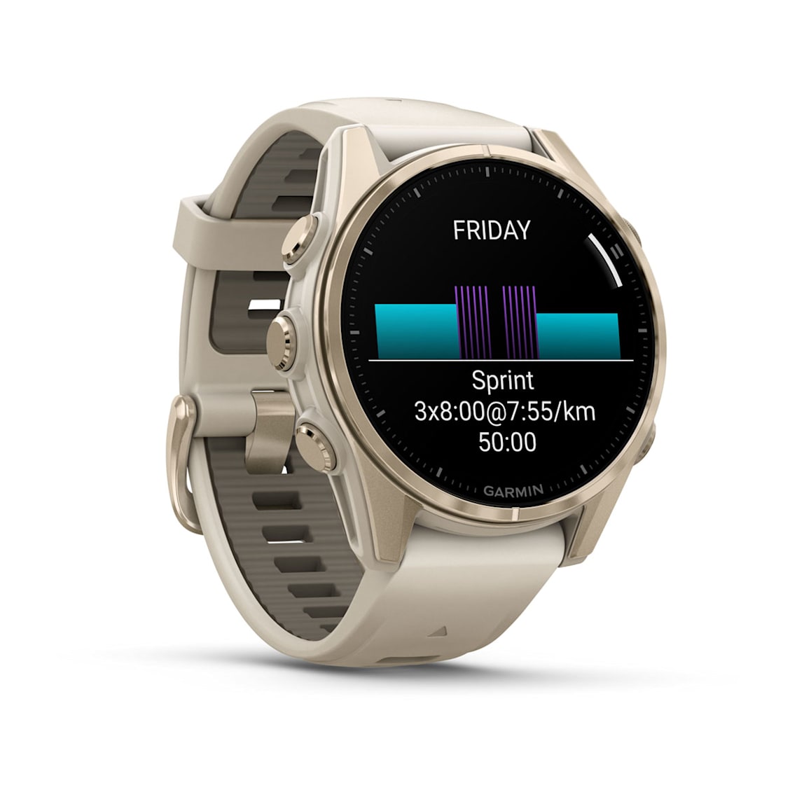Premium Garmin fēnix 8 GPS watch with sapphire lens and advanced training features