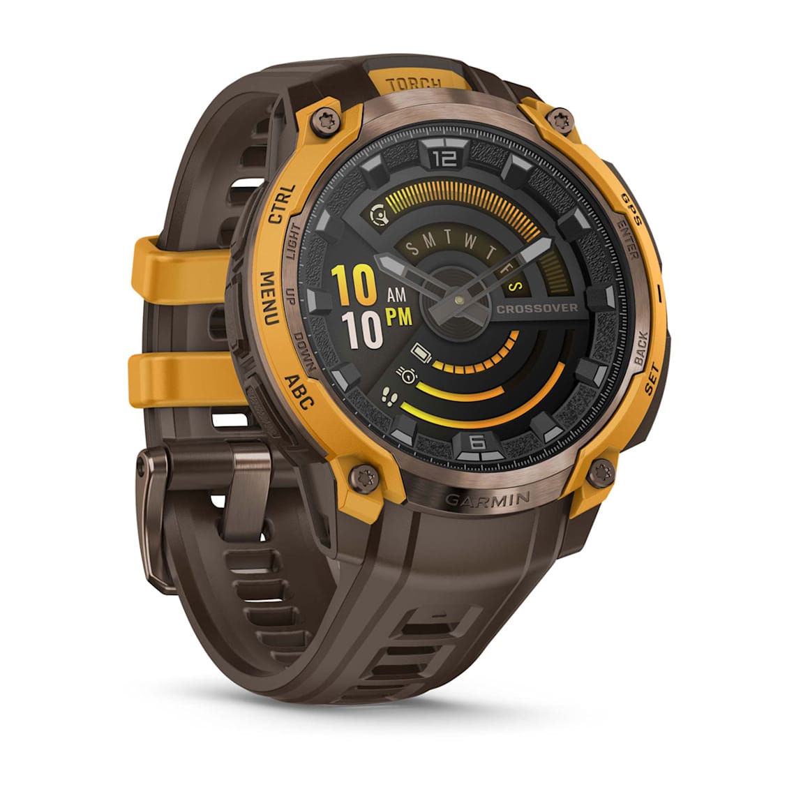 Garmin Instinct Crossover AMOLED watch with bright 1.2-inch display
