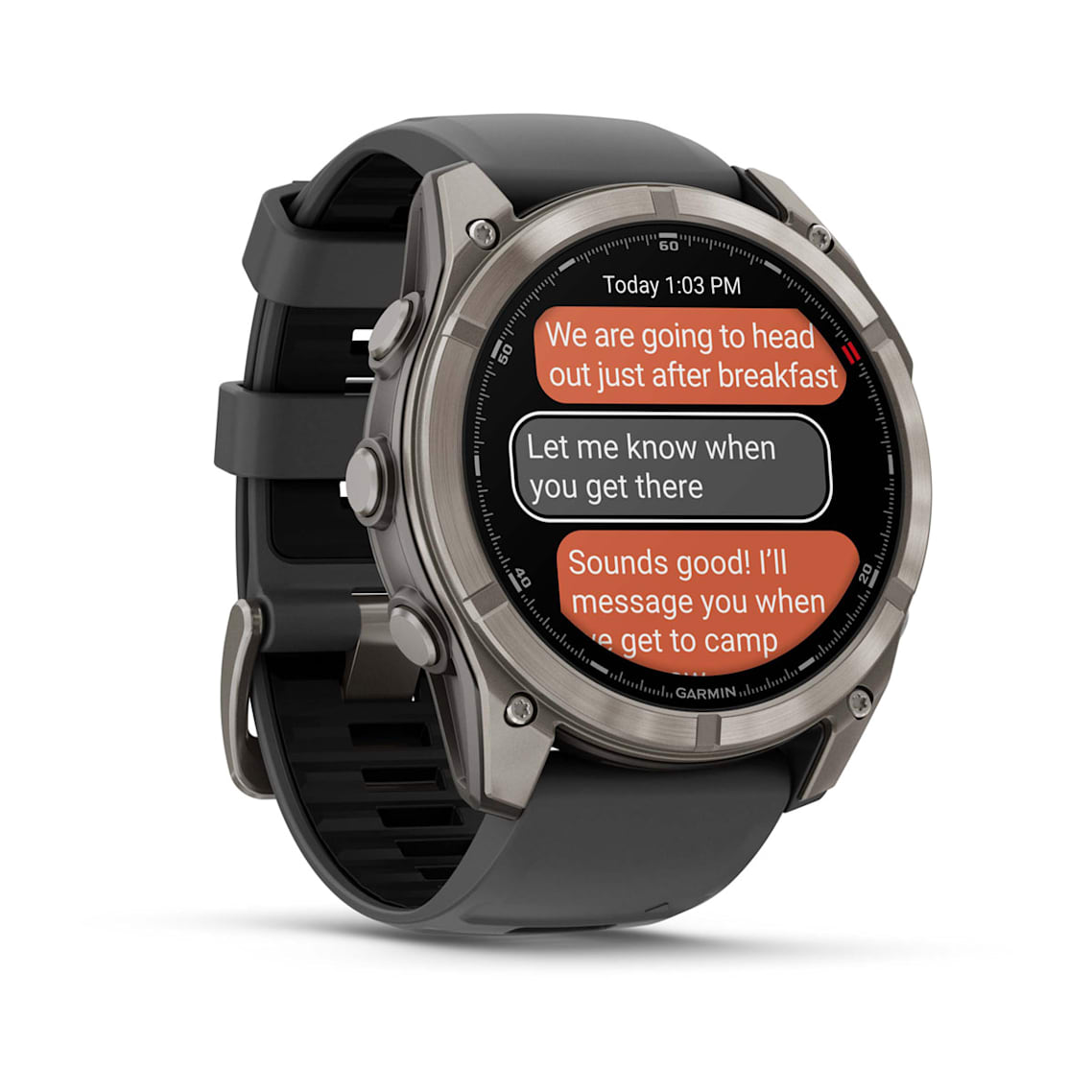 Garmin fēnix 8 Pro AMOLED touchscreen with scratch-resistant sapphire lens