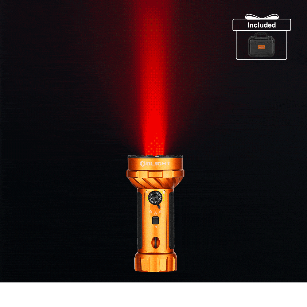 Olight Marauder Mini 2 flashlight with 10000 lumens high-output LED lighting