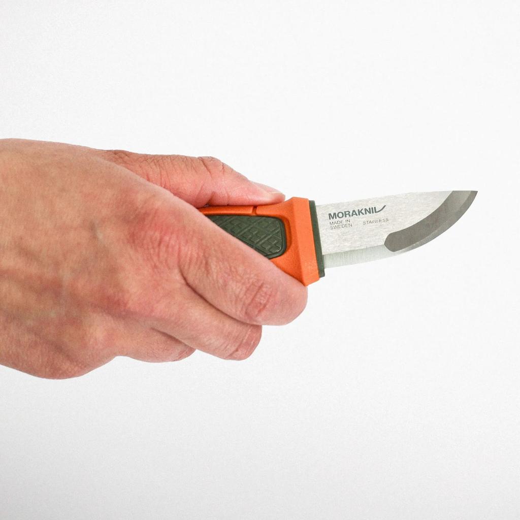 Morakniv Hunting Eldris S hunting knife with burnt orange polymer sheath