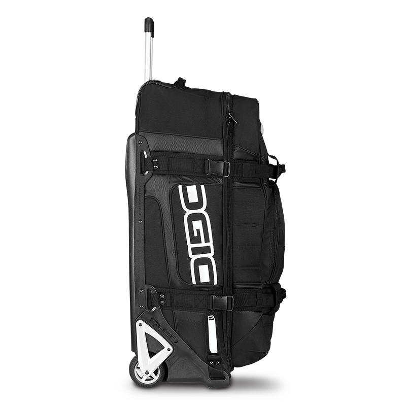 OGIO Rig 9800 rolling gear bag with multi-use lid pockets for apparel and accessories