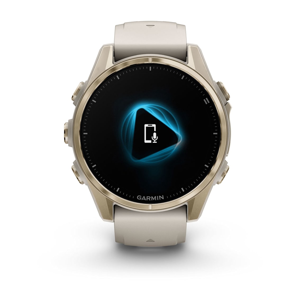 Garmin fēnix 8 AMOLED display with sapphire lens and built-in LED flashlight