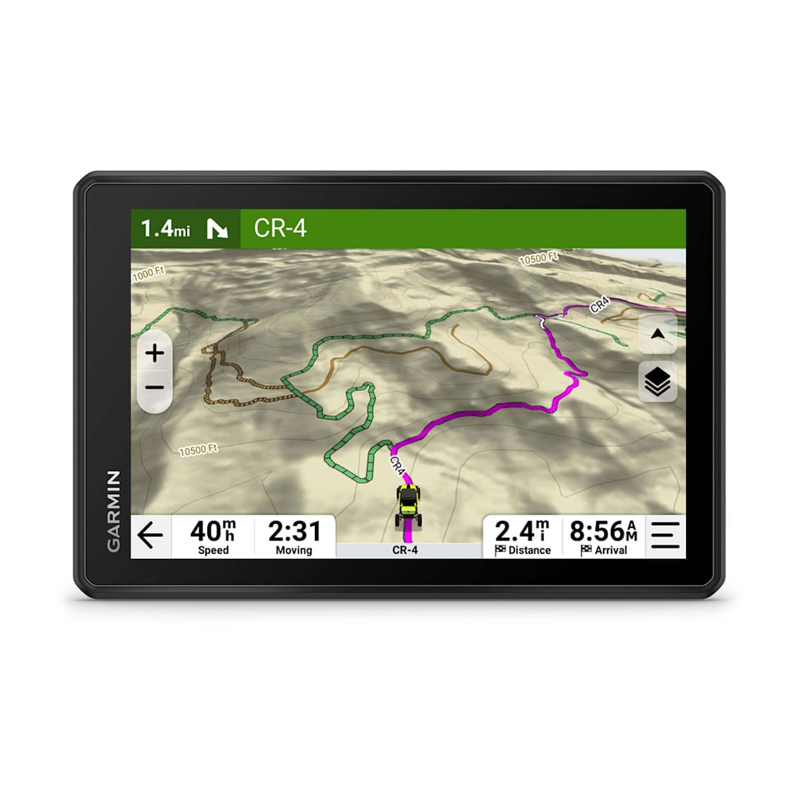 Garmin Tread 2 off-road navigation device with live weather, campgrounds, and route planning