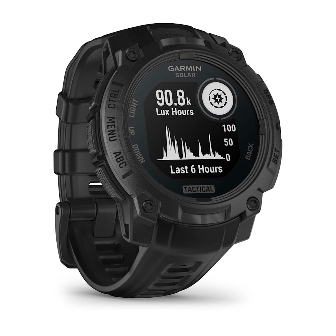 Garmin Instinct 3 Tactical Edition with 3-axis compass and multi-band GPS with SatIQ technology